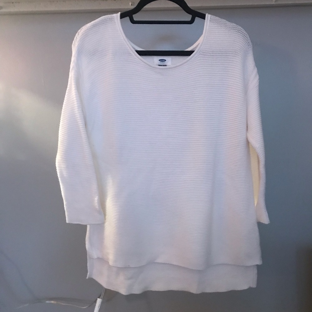 Oversized cream sweater